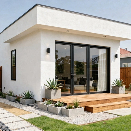 Detached ADU construction project in Dallas, Texas