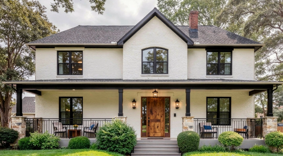 Custom guest house construction project in Dallas, Texas